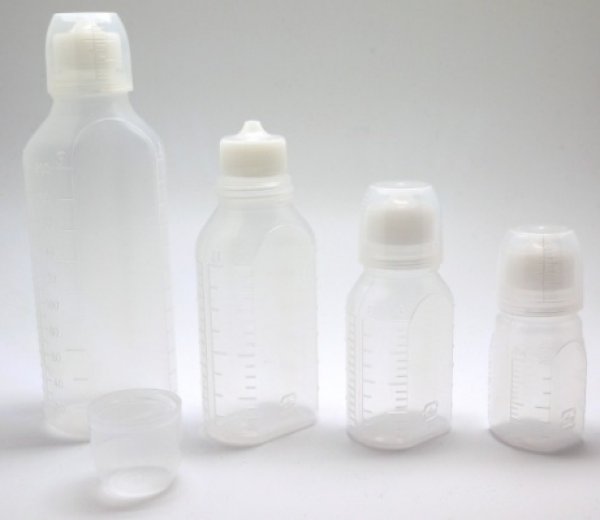 画像1: F型投薬瓶100mlサイズ 　５個入り (1)